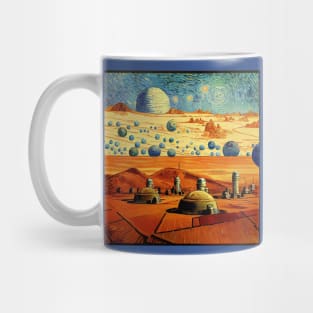 Starry Night in Mos Eisley Tatooine Mug